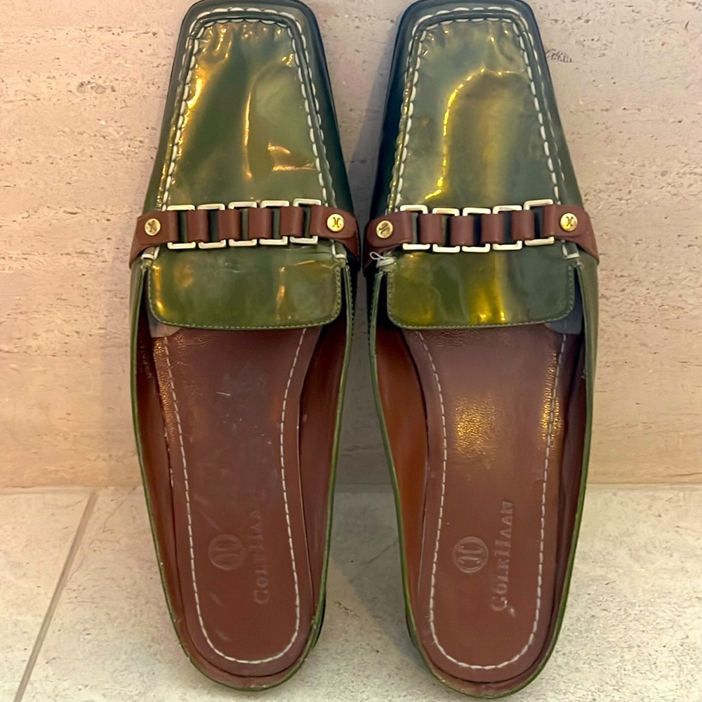 Cole Haan slip on loafer/slide no back